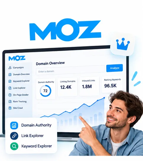 Moz Pro group buy: Domain Authority, Link Explorer and Keyword Explorer
